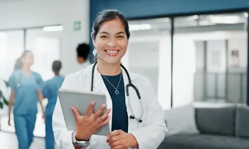 Family Nurse Practitioner FNP with Child Patient